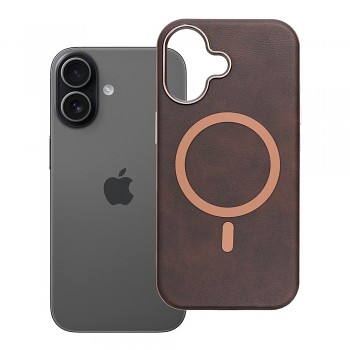 Kryt pro iPhone 17 Gentleman Mag Cover kompatibilní s MagSafe hnědý