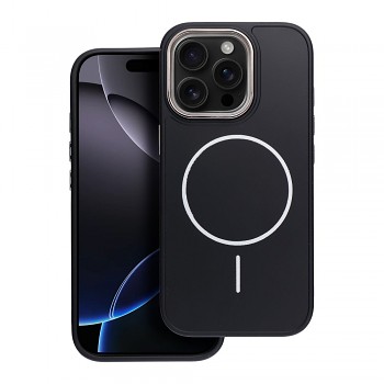 Kryt pro iPhone 15 PRO Frame Mag Cover kompatibilní s MagSafe černý
