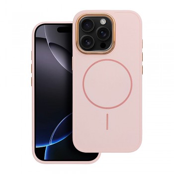 Kryt pro iPhone 13 MINI Frame Mag Cover kompatibilní s MagSafe pudrově růžový