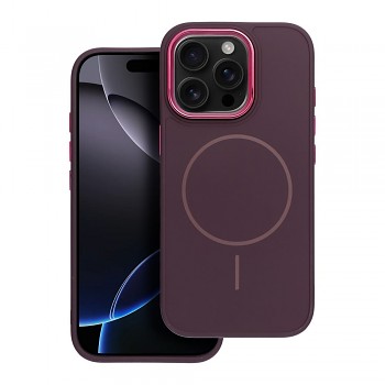 Kryt pro iPhone 13 Frame Mag Cover kompatibilní s MagSafe fialový