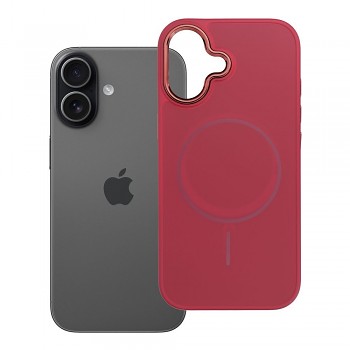Kryt pro iPhone 17 Frame Mag Cover kompatibilní s MagSafe purpurový