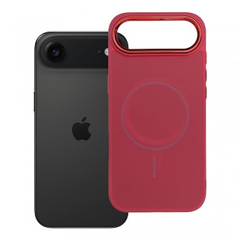 Kryt pro iPhone 17 AIR Frame Mag Cover kompatibilní s MagSafe purpurový