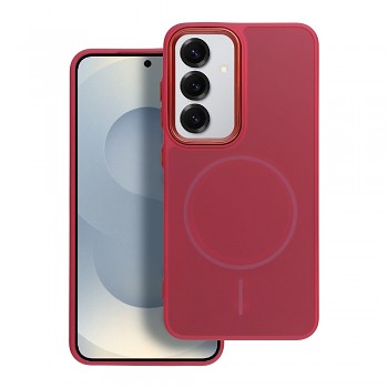 Kryt pro Samsung A17 / A18 Frame Mag Cover kompatibilní s MagSafe purpurový