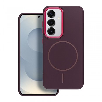 Kryt pro Samsung A17 / A18 Frame Mag Cover kompatibilní s MagSafe fialový