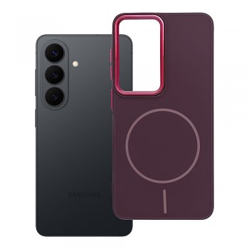 Kryt pro Samsung S26 Frame Mag Cover kompatibilní s MagSafe fialový