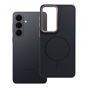 Kryt pro Samsung S26 PLUS Frame Mag Cover kompatibilní s MagSafe černý