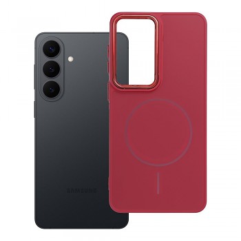 Kryt pro Samsung S26 PLUS Frame Mag Cover kompatibilní s MagSafe purpurový