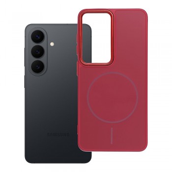 Kryt pro Samsung S26 Frame Mag Cover kompatibilní s MagSafe purpurový