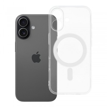 Kryt pro iPhone 17 Clear Case 2 mm Mag Cover kompatibilní s MagSafe (ochrana fotoaparátu) transparentní