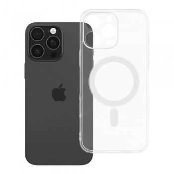 Kryt pro iPhone 16 PRO MAX Clear Case 2 mm Mag Cover kompatibilní s MagSafe (ochrana fotoaparátu) transparentní