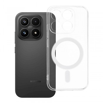 Kryt pro Xiaomi 17 Clear Case 2 mm Mag Cover kompatibilní s MagSafe (ochrana fotoaparátu) transparentní