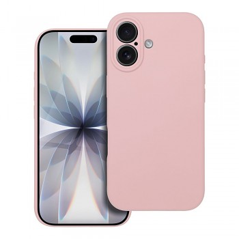 Silikonový kryt pro iPhone 17 2 mm (ochrana fotoaparátu) kompatibilní s MagSafe pudrově růžový