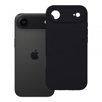 Silikonový kryt pro iPhone 17 AIR 2 mm (ochrana fotoaparátu) kompatibilní s MagSafe černý