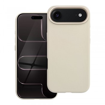 Kryt pro iPhone 17 AIR Forcell F-Protect Frame Premium kompatibilní s MagSafe staro-bílý