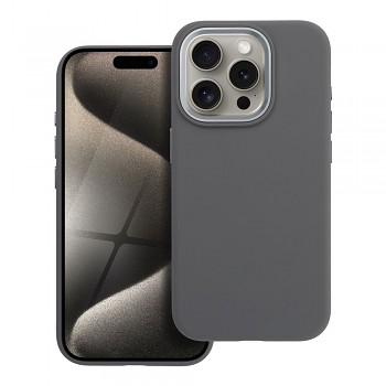 Kryt pro iPhone 15 PRO Forcell F-Protect Frame Premium kompatibilní s MagSafe šedý