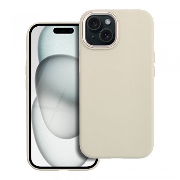 Kryt pro iPhone 15 Forcell F-Protect Frame Premium kompatibilní s MagSafe starobílý