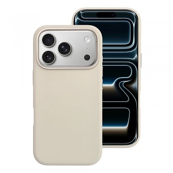Kryt pro iPhone 17 Pro / 18 Pro s nízkým okrajem fotoaparátu Forcell F-Protect Frame Premium kompatibilní s MagSafe starobílý
