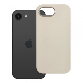 Kryt pro iPhone 16e (SE4 2025) / 17e Forcell F-Protect Frame Premium kompatibilní s MagSafe staro-bílý