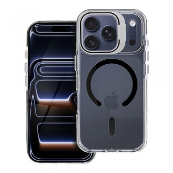 Kryt pro iPhone 15 PRO MAX Lens Mag Cover kompatibilní s MagSafe černý