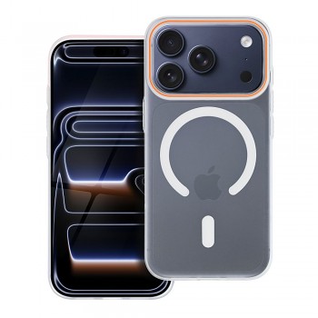 Kryt pro iPhone 17 Go Orange kompatibilní s MagSafe transparentní
