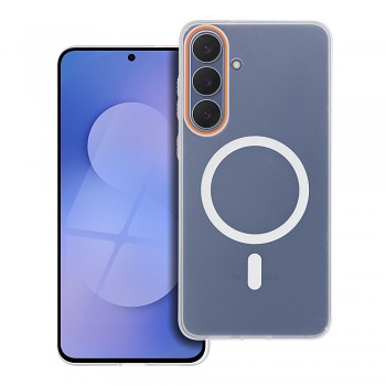Kryt pro Samsung A17 / A18 Go Orange kompatibilní s MagSafe transparentní