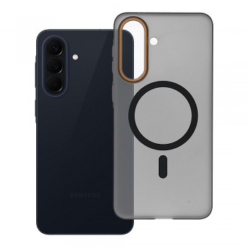 Kryt pro Samsung A57 Go Orange kompatibilní s MagSafe černý