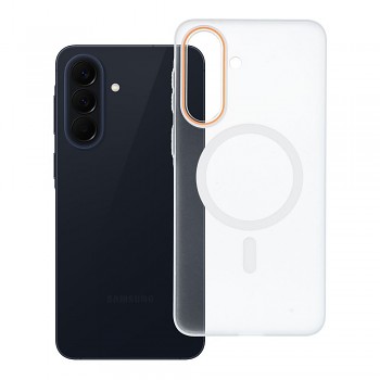 Kryt pro Samsung A57 Go Orange kompatibilní s MagSafe transparentní