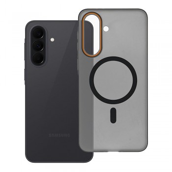 Kryt pro Samsung A37 Go Orange kompatibilní s MagSafe černý