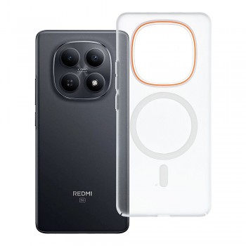 Kryt pro Xiaomi Redmi Note 15 5G Go Orange kompatibilní s MagSafe transparentní