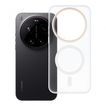 Kryt pro Xiaomi 17 ULTRA Go Orange kompatibilní s MagSafe transparentní