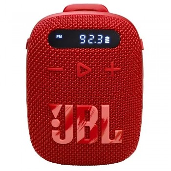 Bezdrátový reproduktor JBL Wind 3 s držákem na řídítka červený