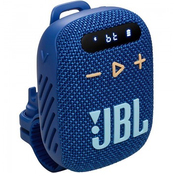 Bezdrátový reproduktor JBL Wind 3 s držákem na řídítka modrý