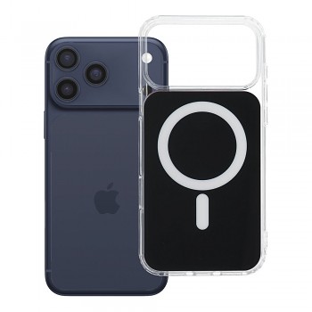 Kryt pro iPhone 17 Pro Max / 18 Pro Max s nízkým okrajem fotoaparátu Clear Fusion Mag Cover kompatibilní s MagSafe černý