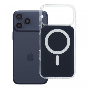 Kryt pro iPhone 17 Pro Max / 18 Pro Max s nízkým okrajem fotoaparátu Clear Fusion Mag Cover kompatibilní s MagSafe tmavě modrý