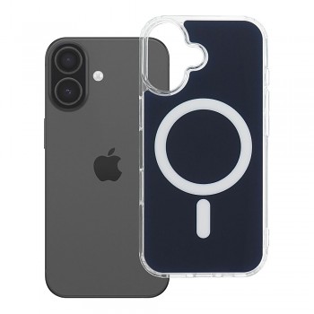 Kryt pro iPhone 17 Clear Fusion Mag Cover kompatibilní s MagSafe tmavě modrý