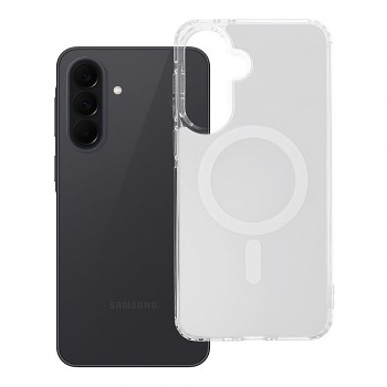 Kryt pro Samsung A37 Clear Fusion Mag Cover kompatibilní s MagSafe bílý