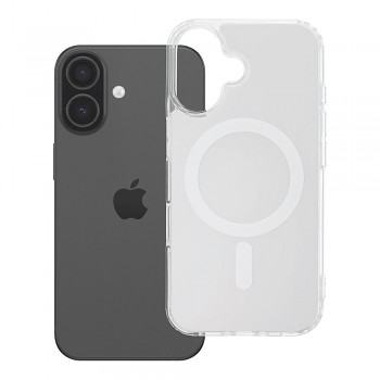 Kryt pro iPhone 16 Clear Fusion Mag Cover kompatibilní s MagSafe bílý