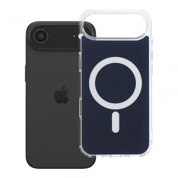 Kryt pro iPhone 17 AIR Clear Fusion Mag Cover kompatibilní s MagSafe tmavě modrý