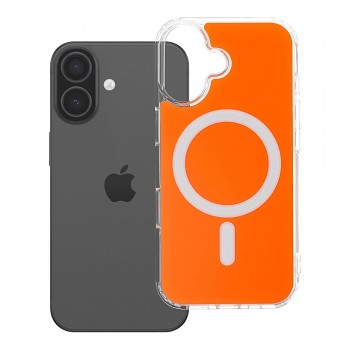 Kryt pro iPhone 17 Clear Fusion Mag Cover kompatibilní s MagSafe Hermes oranžový
