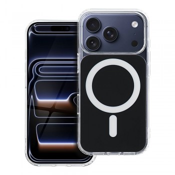 Kryt pro iPhone 16 PRO Clear Fusion Mag Cover kompatibilní s MagSafe černý