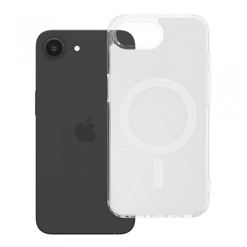 Kryt pro iPhone 16e (SE4 2025) / 17e Clear Fusion Mag Cover kompatibilní s MagSafe bílý