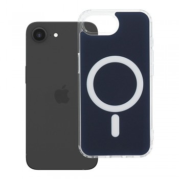 Kryt pro iPhone 16e (SE4 2025) / 17e Clear Fusion Mag Cover kompatibilní s MagSafe tmavě modrý