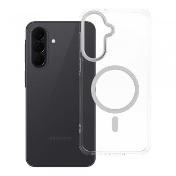 Kryt pro Samsung A37 Frame Clear Hybrid Mag Cover kompatibilní s MagSafe transparentní