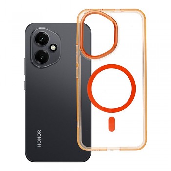 Kryt pro Honor 400 Frame Clear Hybrid Mag Cover kompatibilní s MagSafe Hermes oranžový