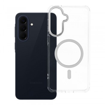 Kryt pro Samsung A57 Frame Clear Hybrid Mag Cover kompatibilní s MagSafe transparentní