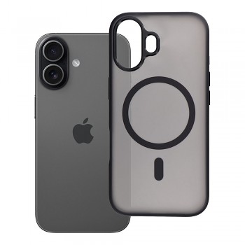 Kryt pro iPhone 17 Flexline Mag Cover kompatibilní s MagSafe černý