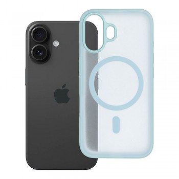Kryt pro iPhone 16 Flexline Mag Cover kompatibilní s MagSafe zelený