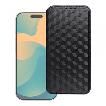 Pouzdro pro iPhone 17 PRO / 18 PRO Cubic Book černé