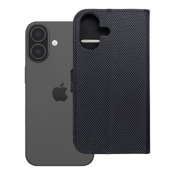 Pouzdro 4Card RFID z technické tkaniny s ochranou proti krádeži pro iPhone 17 / 18 černé