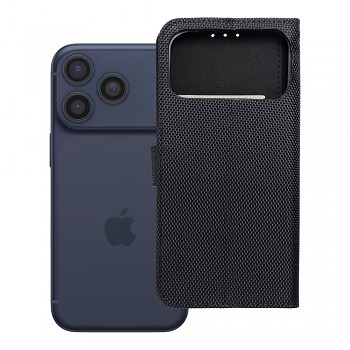 Pouzdro 4Card RFID z technické tkaniny s ochranou proti krádeži pro iPhone 17 PRO MAX / 18 PRO MAX černé